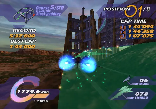 In race screenshot of Jet Ion GP.