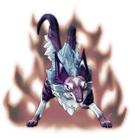 Crimson Silver Wolf