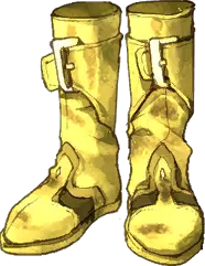 Gold Long Boots