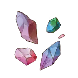 虹色の水晶片