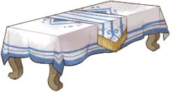 Table with Tablecloth